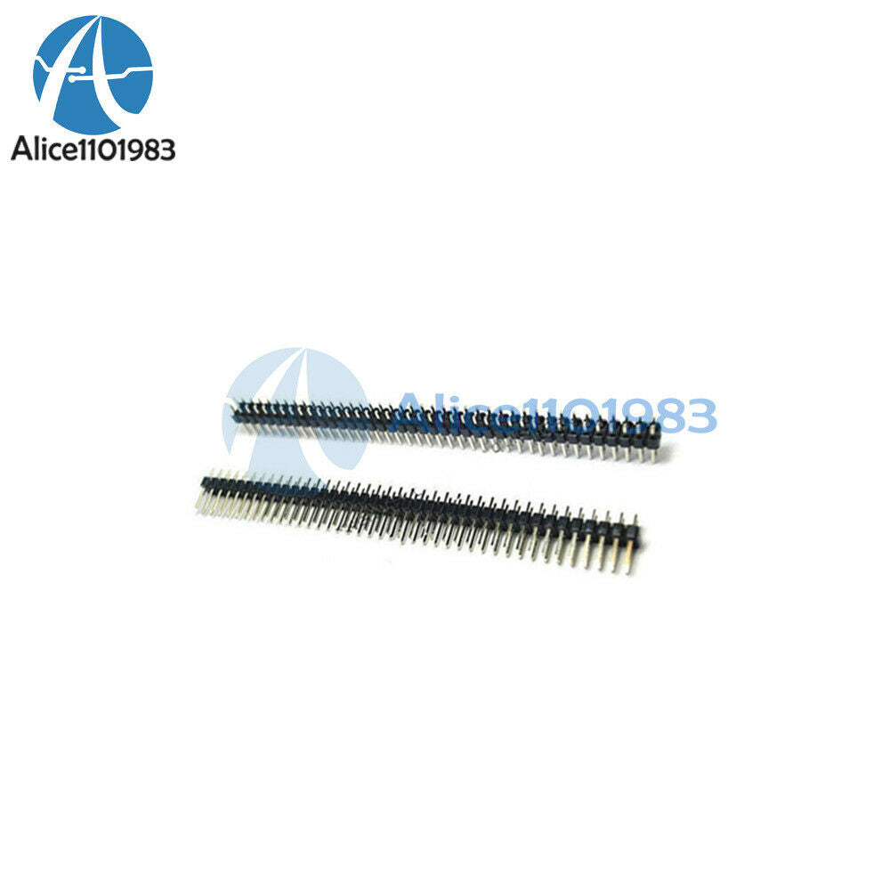 100PCS 40Pin 2 X 40 2.54mm Double Row Straight Male Pin Header Strip PBC Ardunio