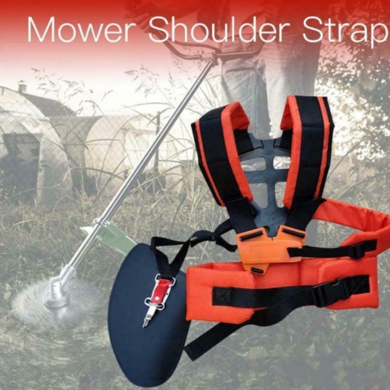 Double Shoulder W Shape Harness Strap Comfort Labor Saving Strimmer Padded Belt
