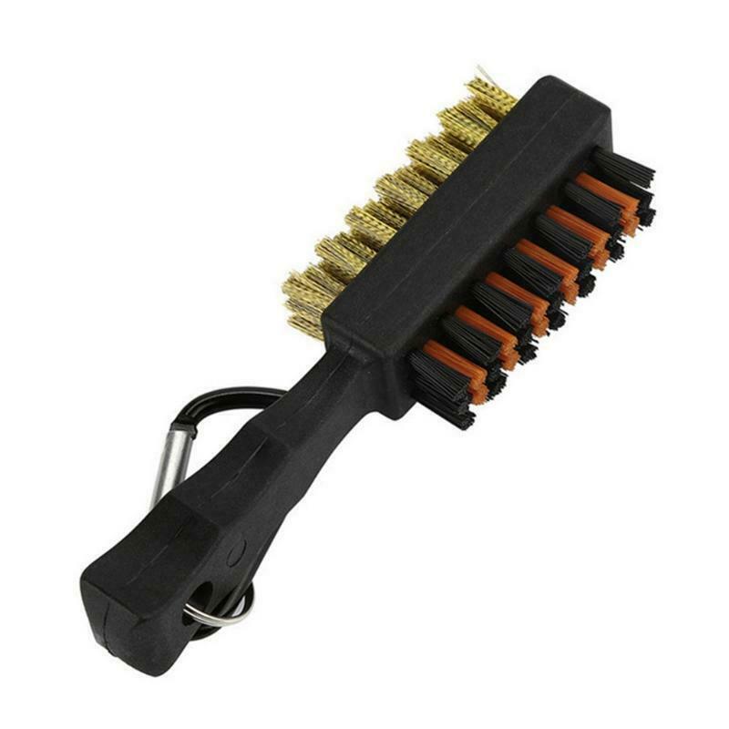 Golf Club Brush Golf Portable Dual Sided Handle Groove Cleaner Cleaning Brush