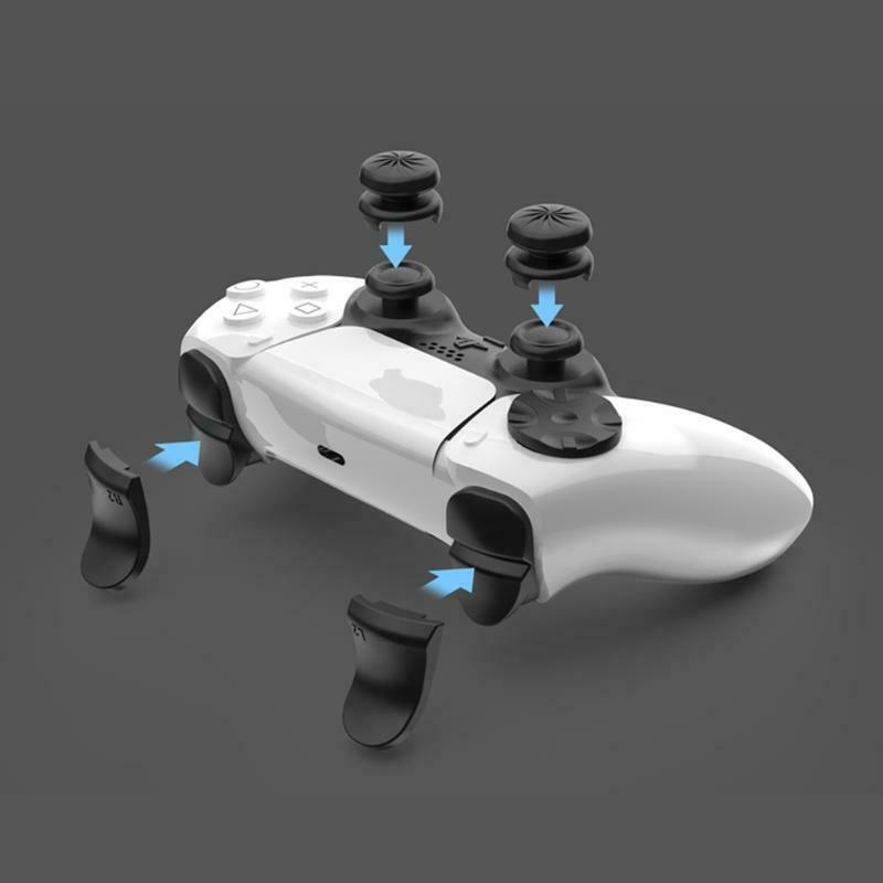 1 Pair Anti Slip L2 R2 Trigger Extended Buttons Kit For PS5 Controller Extenders
