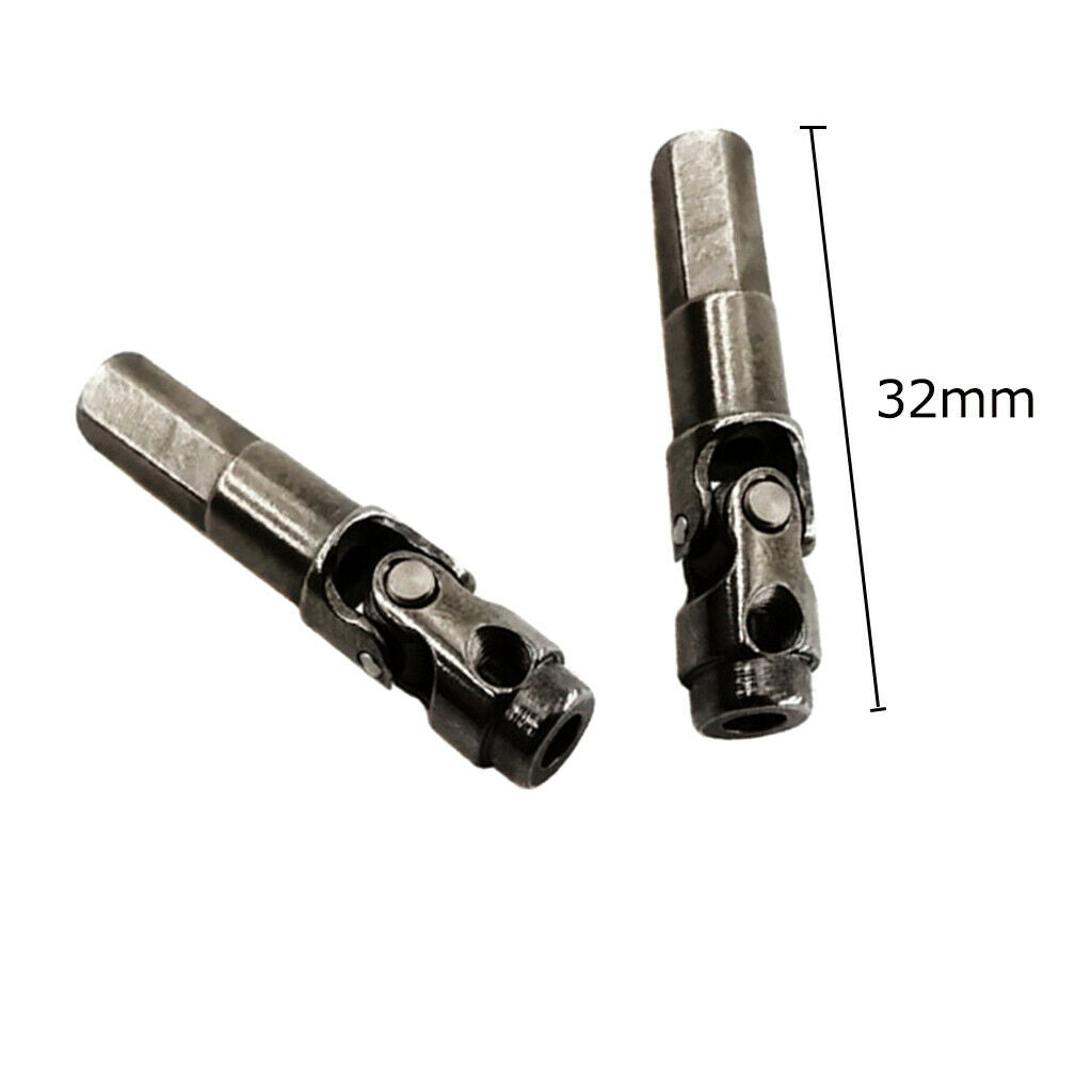 2 Pieces Drive Shaft Joint for WPL B24 C14K C24K C-34KM Car Upgrade Accs