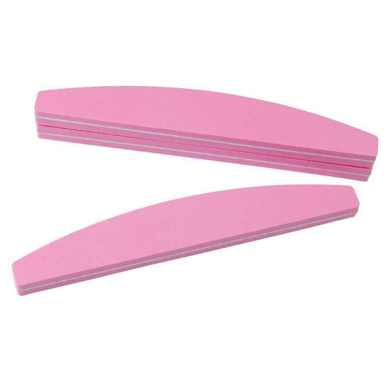 Nail Art Sand Buffer Buffing Tips Manicure Acrylic Gel File Tool 100/180 Grit