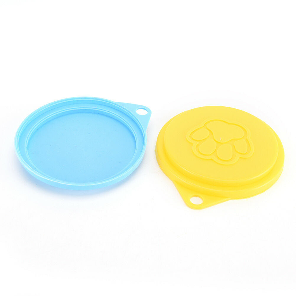 88mm Pet Dog Cat Food Storage Can Tin Cover Lid Top Cap Random Color Reusa.l8