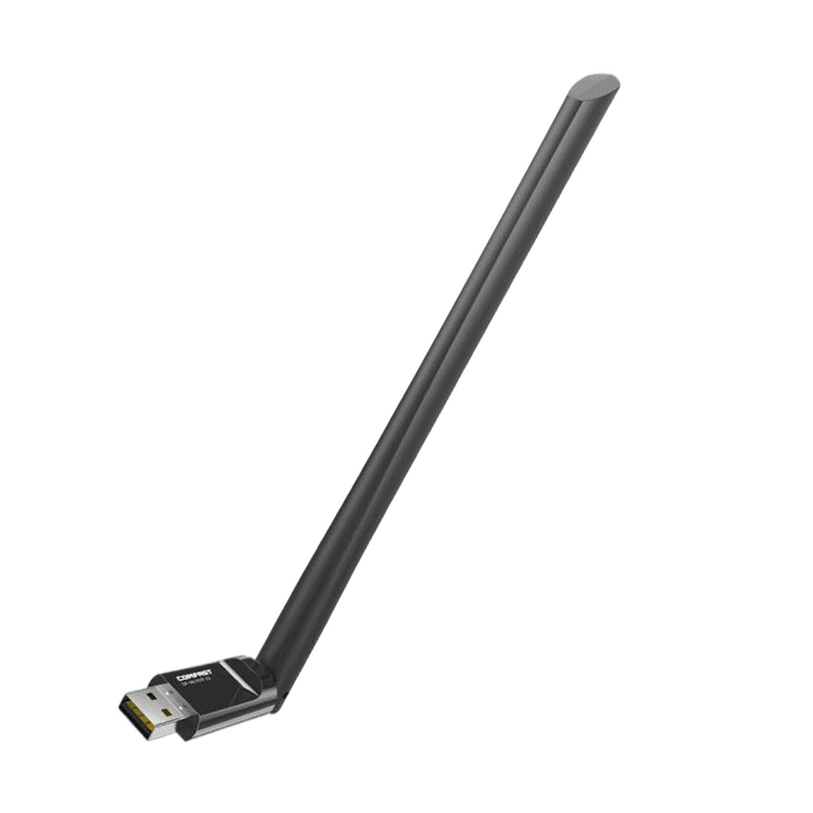 Wireless USB WiFi Adapter Receiver Dual-Band Free Driver for PC Laptop