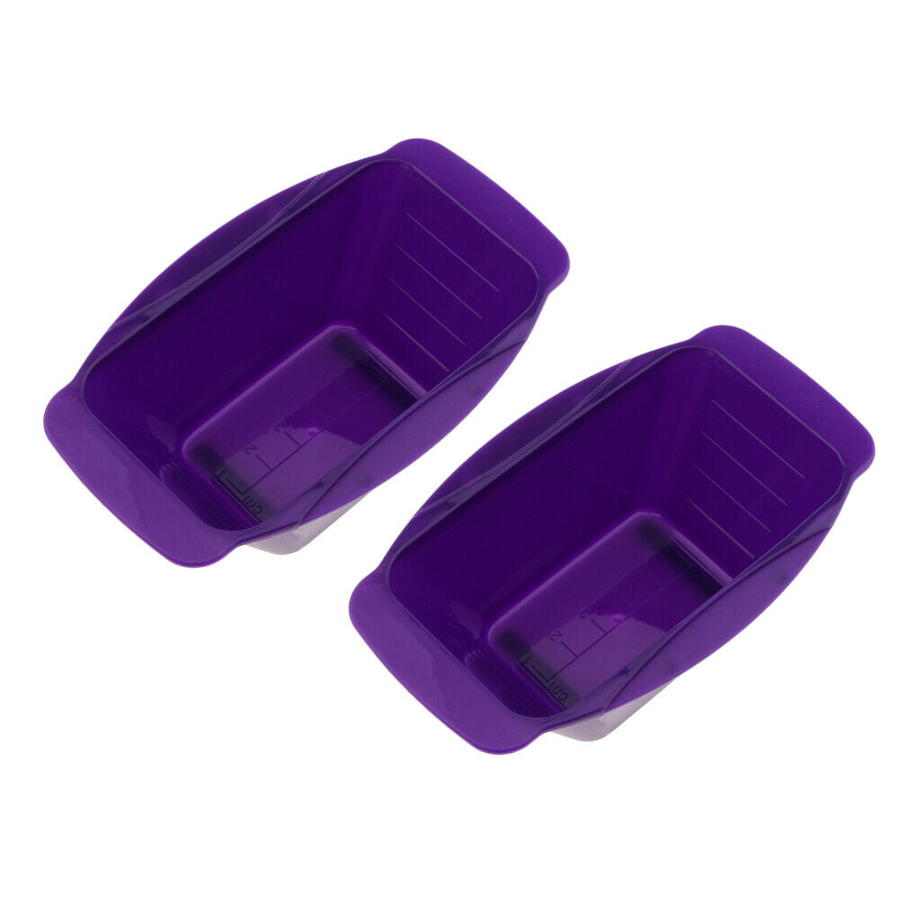 Highlight Balayage Board Paddle + 2 Detachable Hair Coloring Bowls Purple