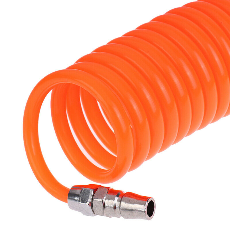 15m Polyurethane PU Air Compressor Hose Tube Pneumatic Hose Spring Air Pipe WF