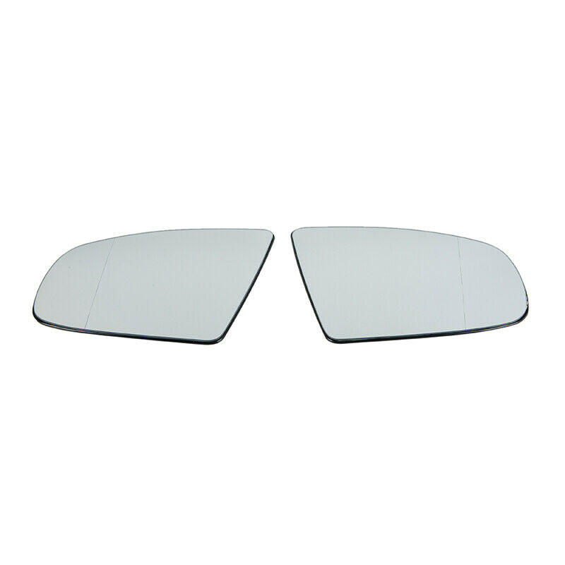 2pcs Door Wing Side Rearview Clear Mirror Glass Heated For X6 E71 E72 2008-2014