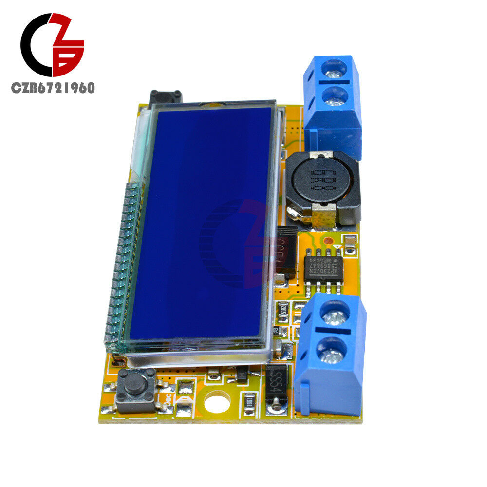 Adjustable DC-DC Double Display Step Down Pulse Power Supply Module LCD Display