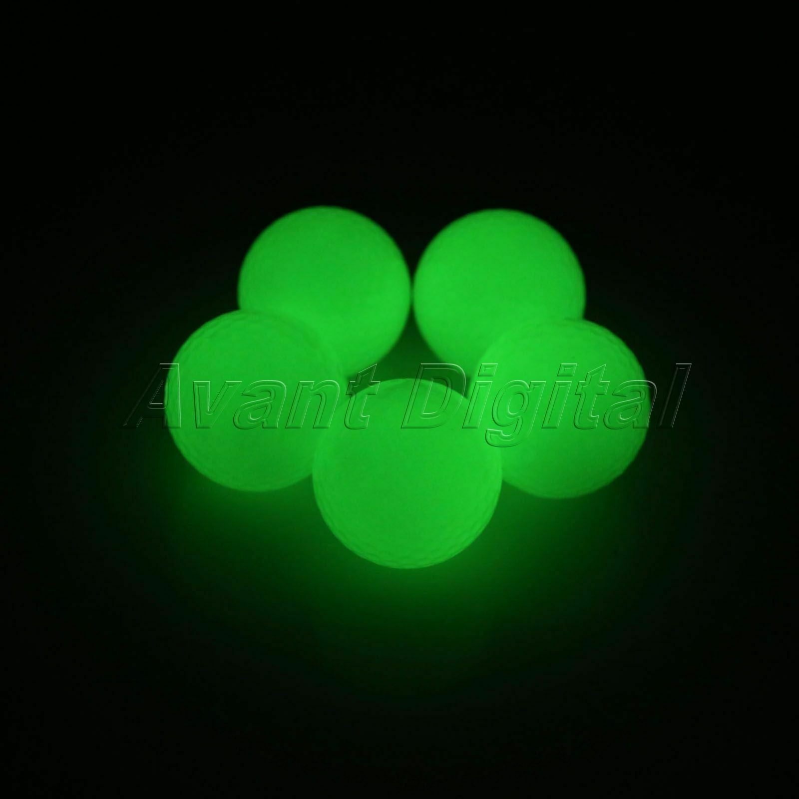 White Fluorescence Luminous Night Light Glowing Golf ball 42.7mm / 1.68 inch
