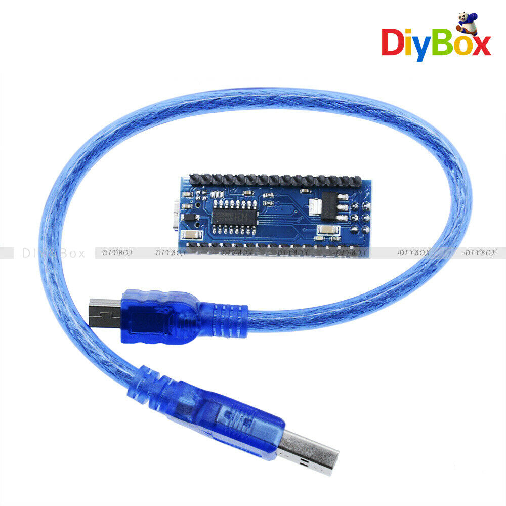 Nano V3.0 ATmega328P-AU 16M 5V CH340G Micro-Controller Board For Arduino & Cable