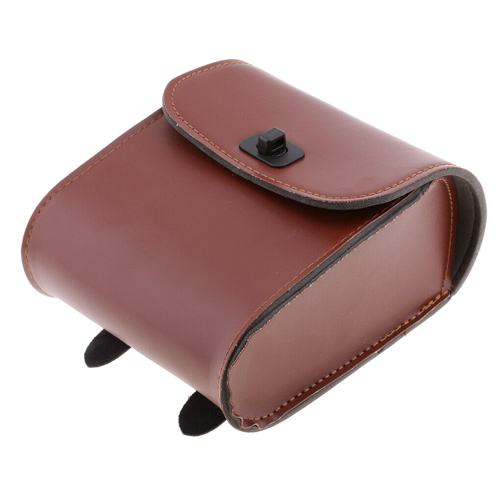 Motorcycle Leather Bike Side Storage Saddle Bag