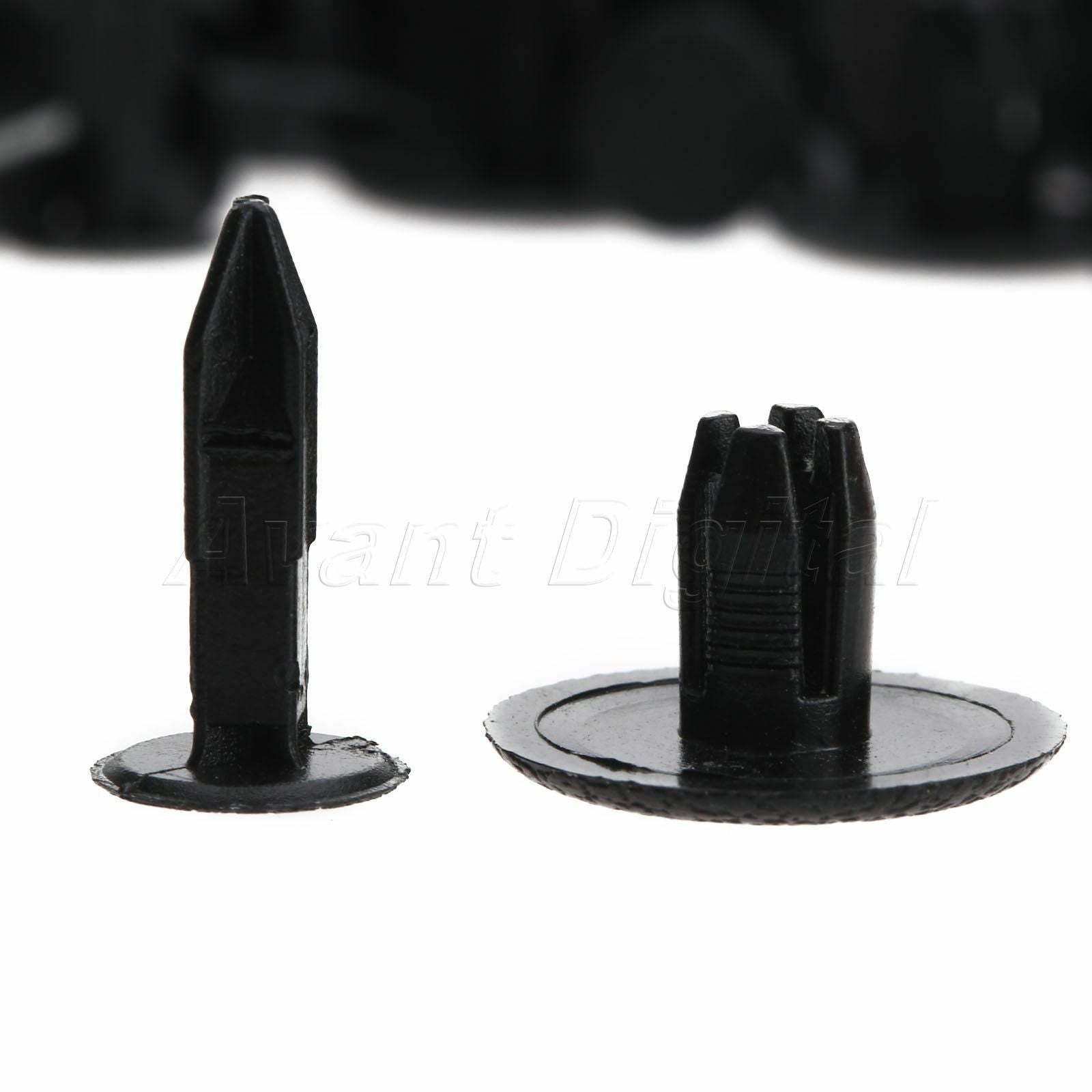 50 Trunk Ceiling Panel Fastener Clips 6.3mm Plastic Rivet Style for Suzuki Mazda