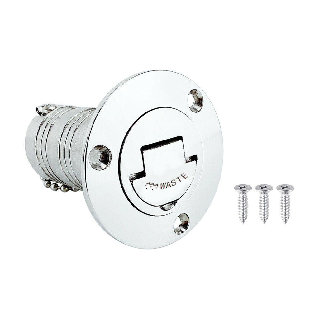 Deck Gas Fill Keyless   Replacement   316 Stainless Steel Boat Hardware