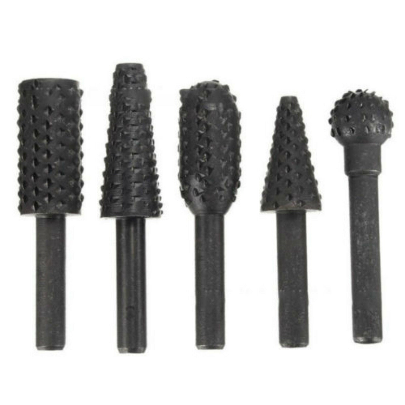 5pcs Titanium 10 Step Cone Drill Bits 1/4" to1-3/8" for Plastic Wood Metal Tool