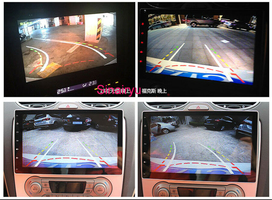Car Intelligent Dynamic Trajectory Tracks Parking Line Rear View Camera Reverse