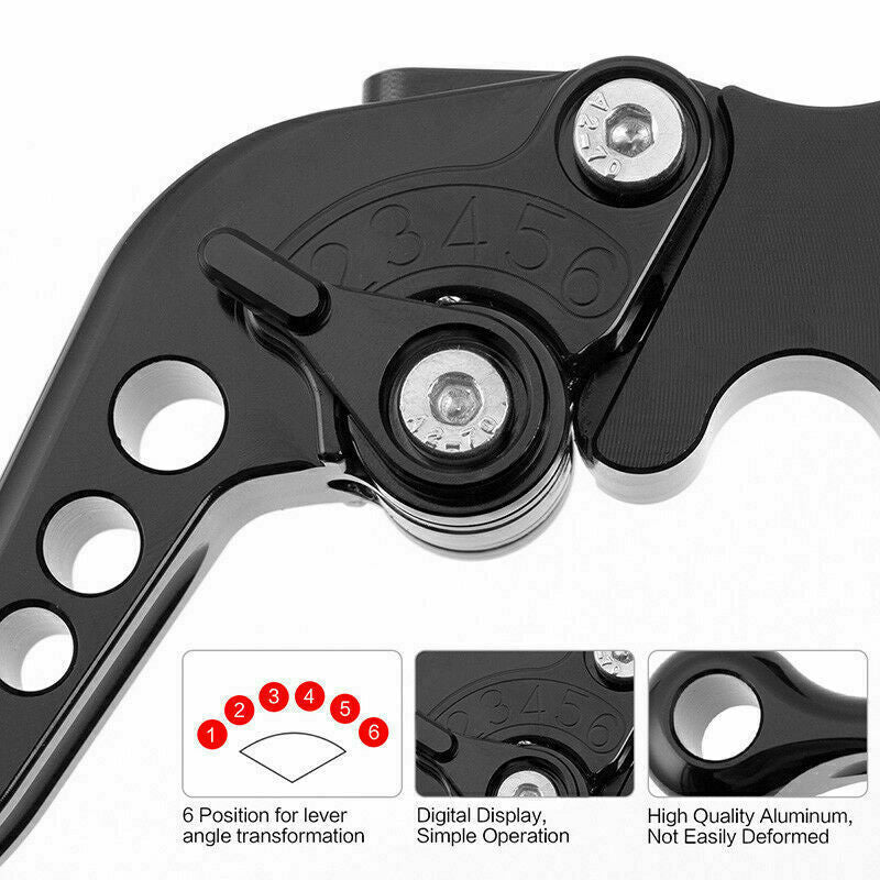 Short Clutch Brake Levers For Yamaha Blaster YFS200 Raptor 660 2004 2005 2006