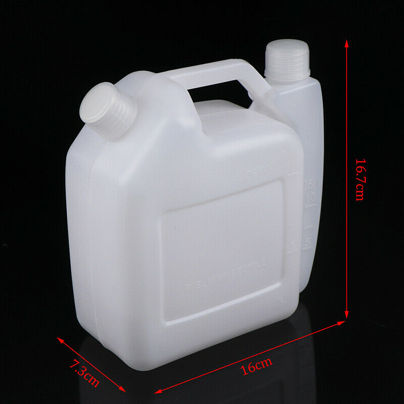 1.5L Litre 2-Stroke Petrol Fuel Oil Mixing Bottle Tank For Trimmer ChainsDEAU