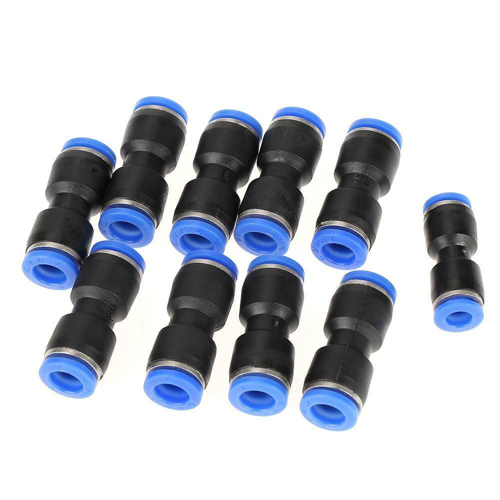 30Ã—Quick Release Straight Push Connector Air Line Fittings for 1/4 5/16 3/8 Tube