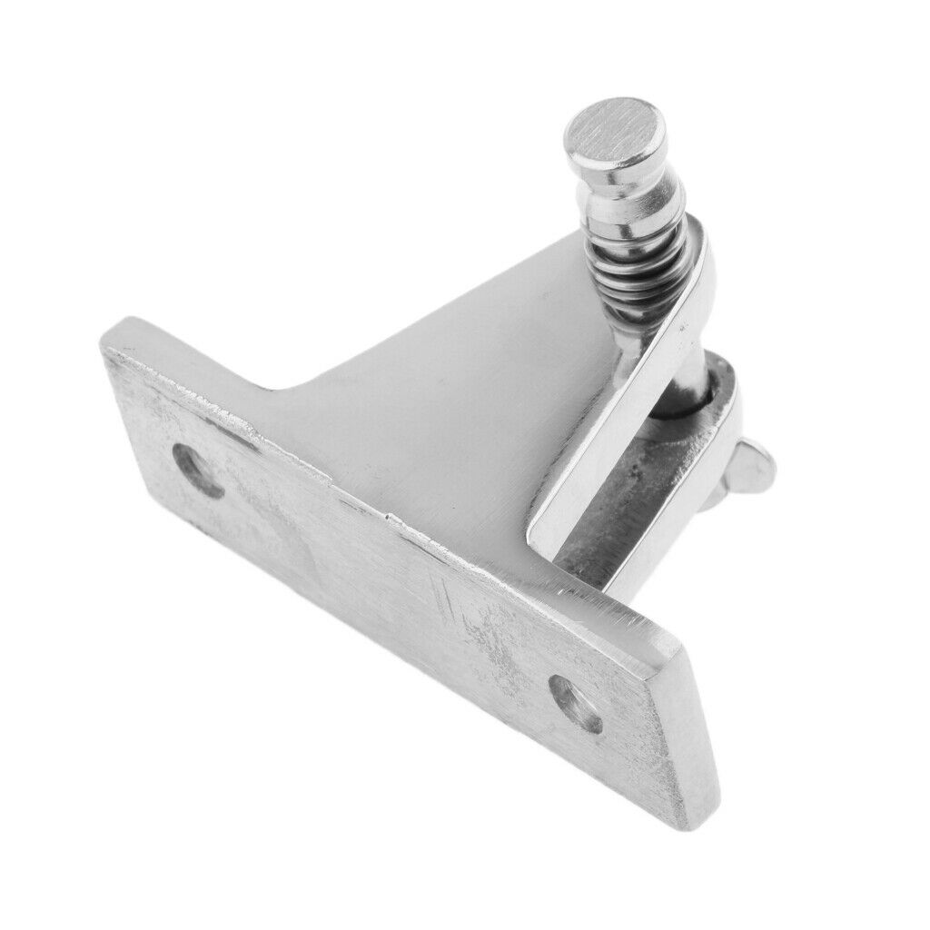316 Stainless Steel Deck Hinge Boat Bimini Top Fitting 90 Degree Quick Pin