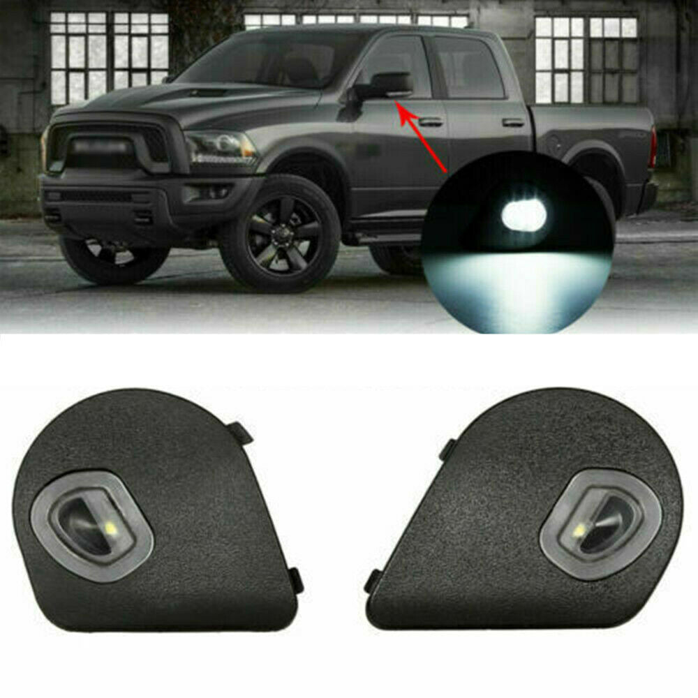 LED Side Mirror Puddle Light Lamp 12V Fit For Dodge Ram 1500 2500 3500 4500 5500