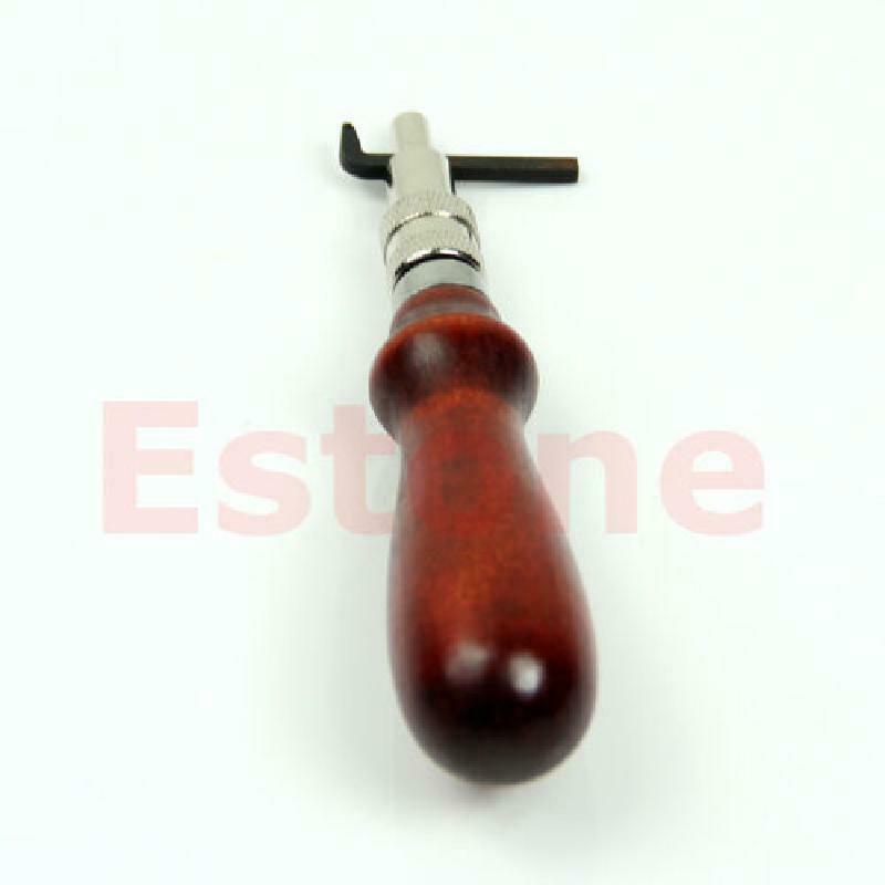 Adjustable Leather Edge Stitching Groover Leathercraft Groove Gouge Working Tool