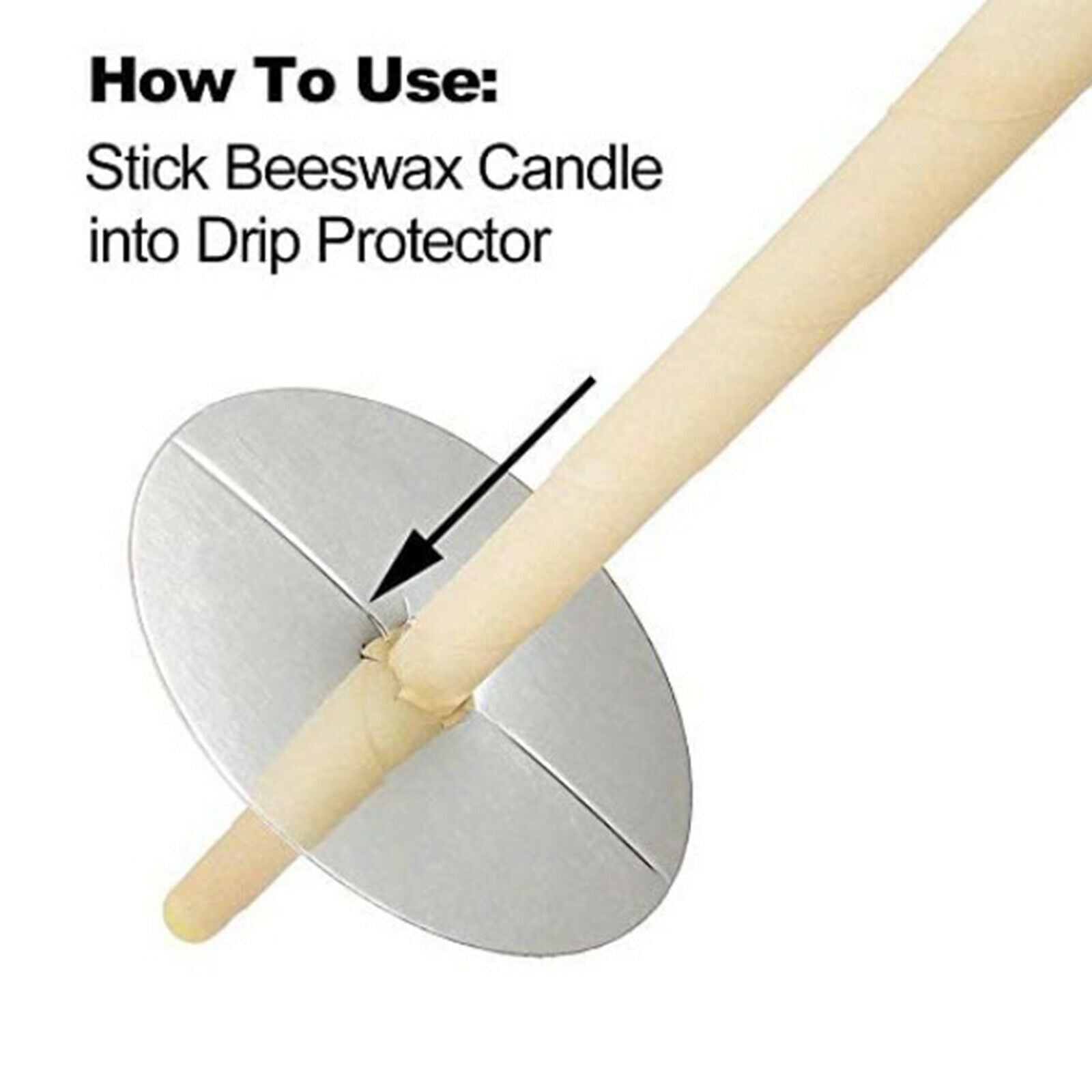 50-Pack Candles Drip Protectors Personal Protective Disk Parts for Ear Care