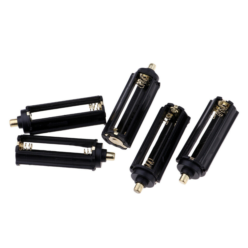 5pcs 3 AAA Battery Spring Case Holder Box For Flashlight Torch Light