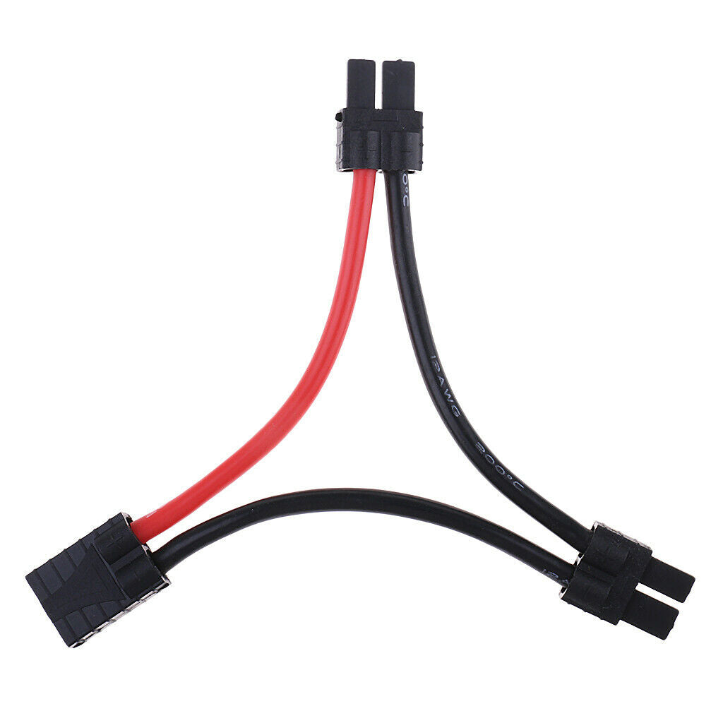 2 Male 1 Female Connector Lipo Battery Adapter Wire Harness for  Car