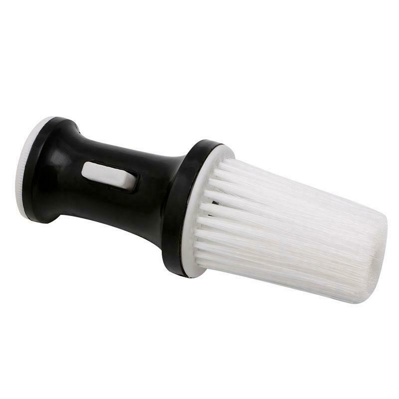 White Black Plastic Hair Salon Neck Duster Refillable Powder Brush