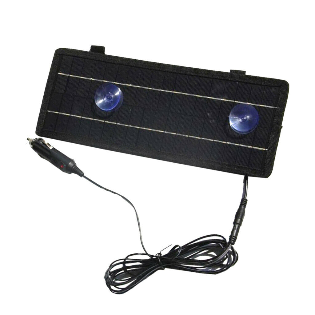 12V  /  4  .  5W     Solar     Pannel     Battery     Charger     Car
