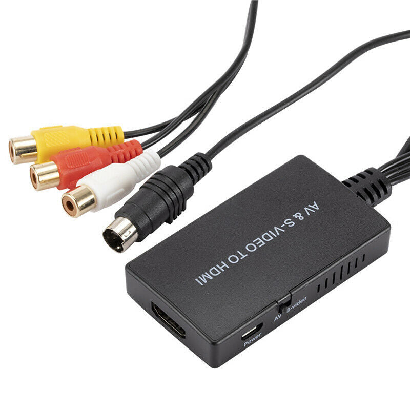 S-video to HDMI Converter AV to HDMI Adapter RCA Conver FrYHUKH XC