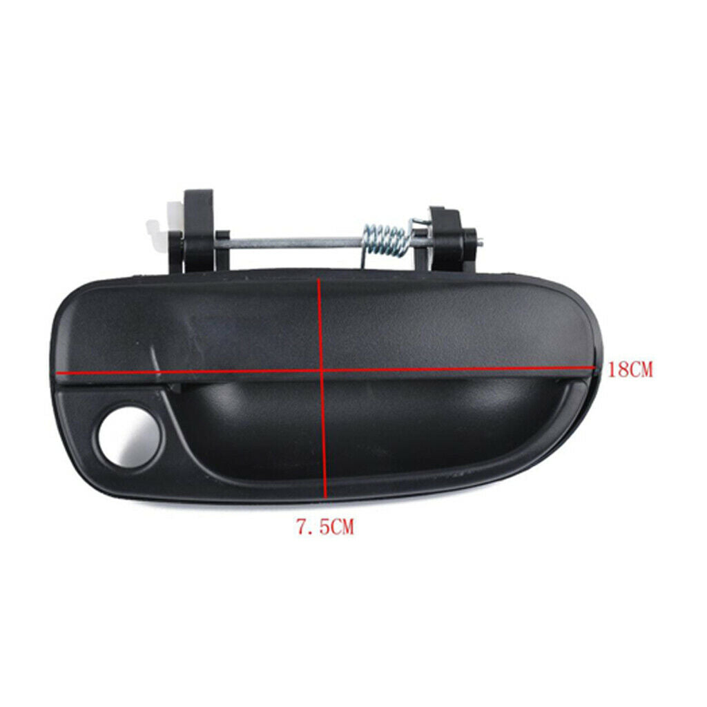 2Packs Black Truck Exterior Door Handle OEM#83660-25000 for Hyundai Accent