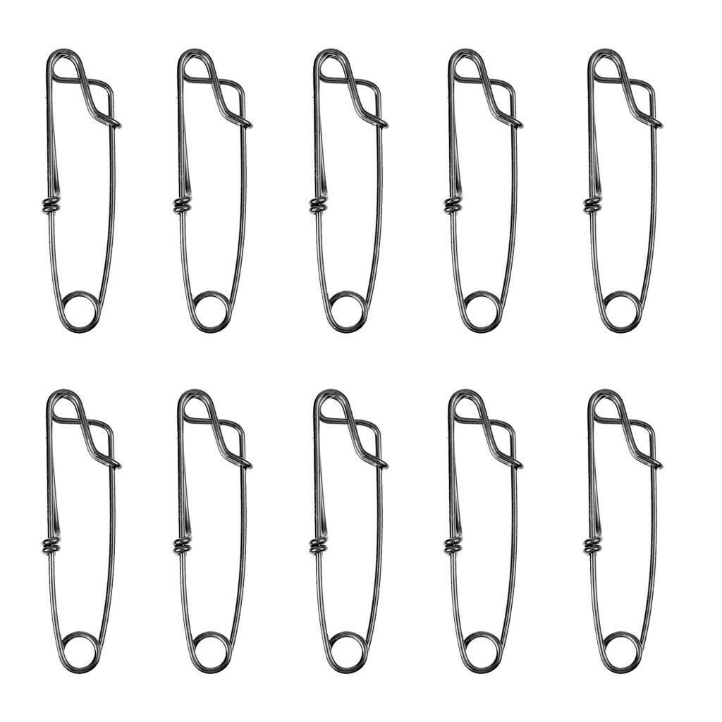 60 Pieces Longline Snap Clips High Strength Float Line Tuna Clip 1.8x6cm