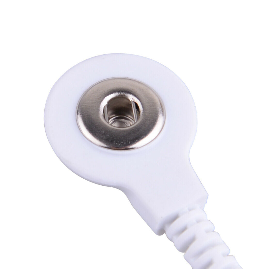 10x Electrode Lead Wires Pin Snap Adapter Cables Plug Electrotherapy Massager An