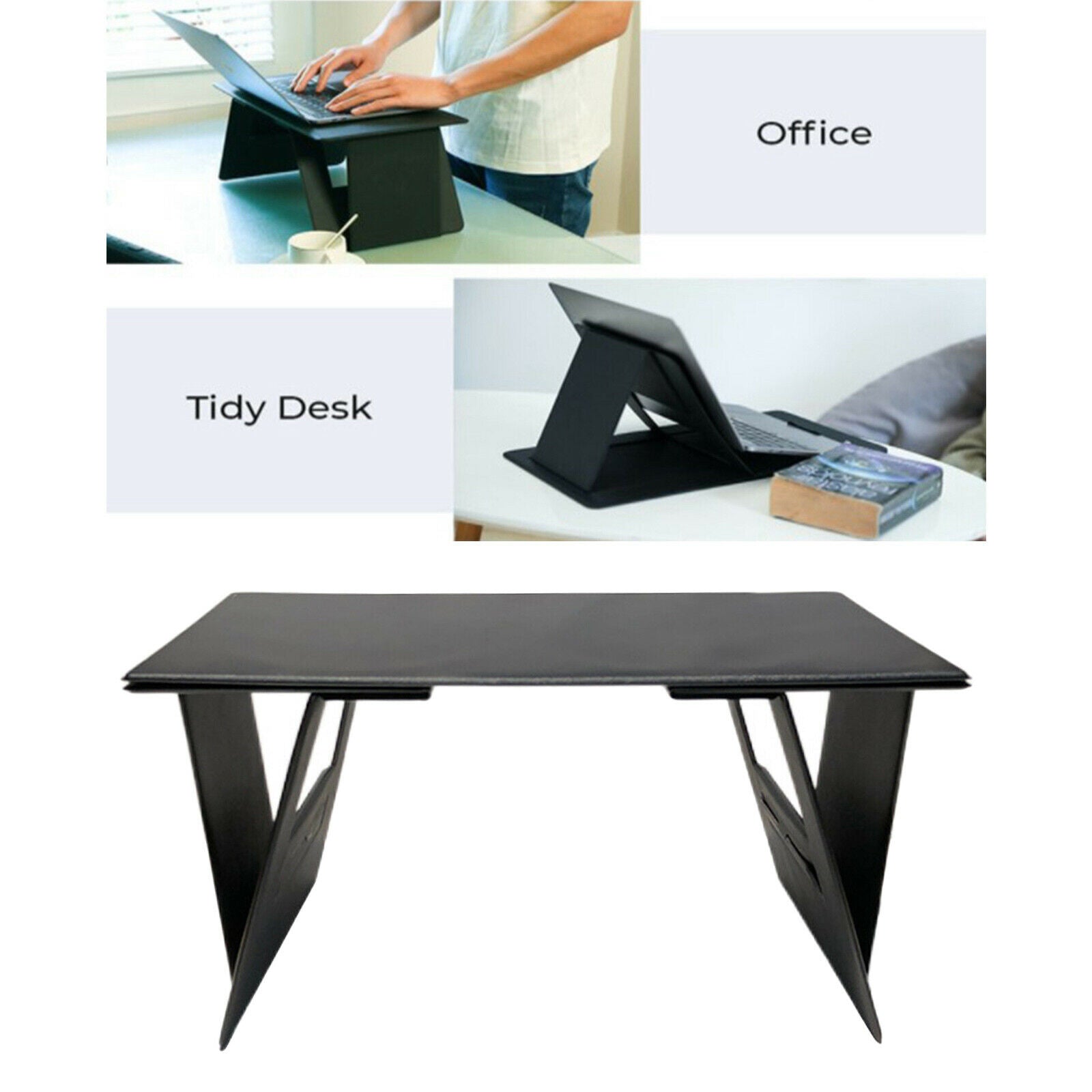 Laptop Stand Foldable Compatible with 10-17" Laptops for Work Home Sofa