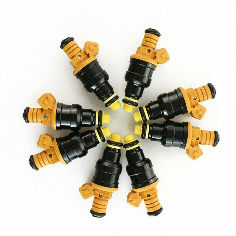 Set of 8 Flow Matched Bosch 0280150943 Fuel Injectors for Ford 4.6 5.0 5.4 5.8