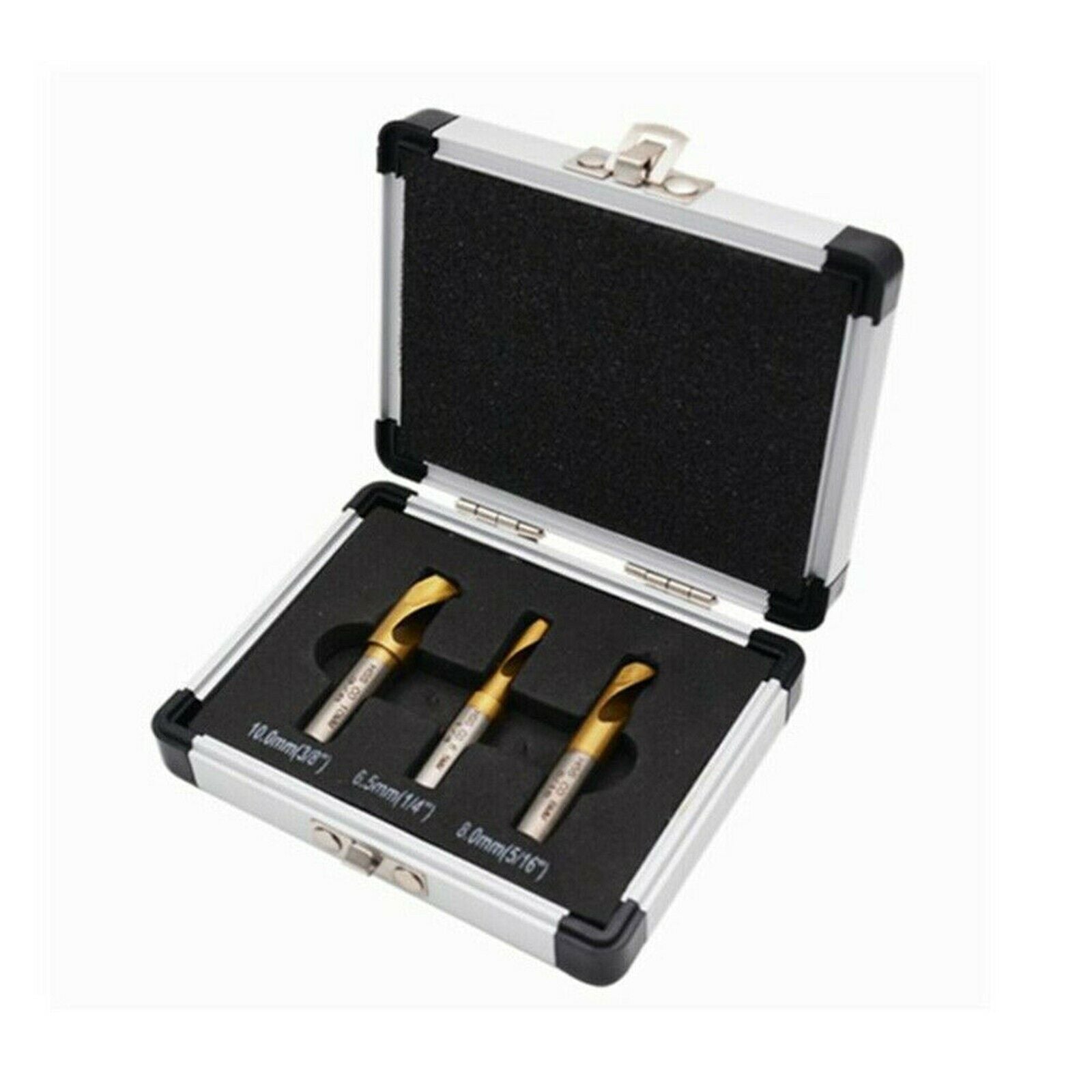 3 PCS HSS Twist Drill Bit for Hard Metal Copper Aluminum Tool 1/4 5/16 3/8
