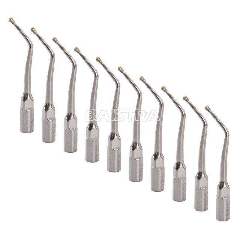 10 X Dental Cavity Ball Diamond Tip SB1 fit EMS Woodpecker Ultrasonic Scalers