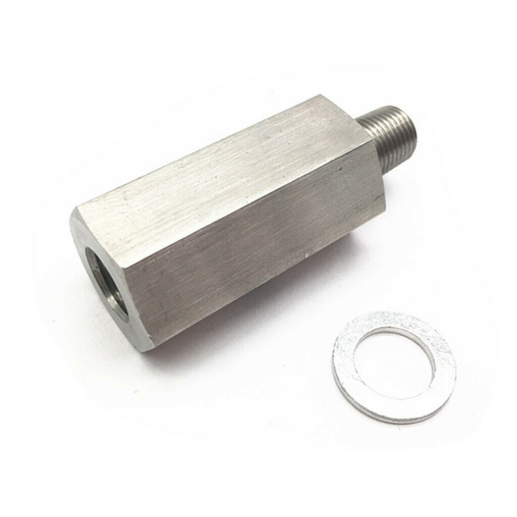 Aluminum Oil Pressure Gauge Adapter M10 To 1/8 NPT  Sensor