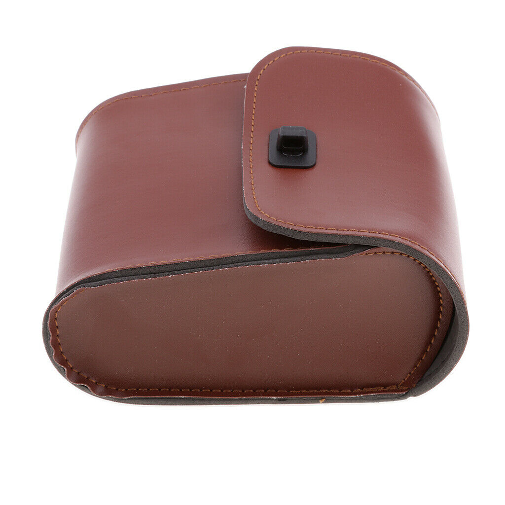 Motorcycle Leather Bike Side Storage Saddle Bag