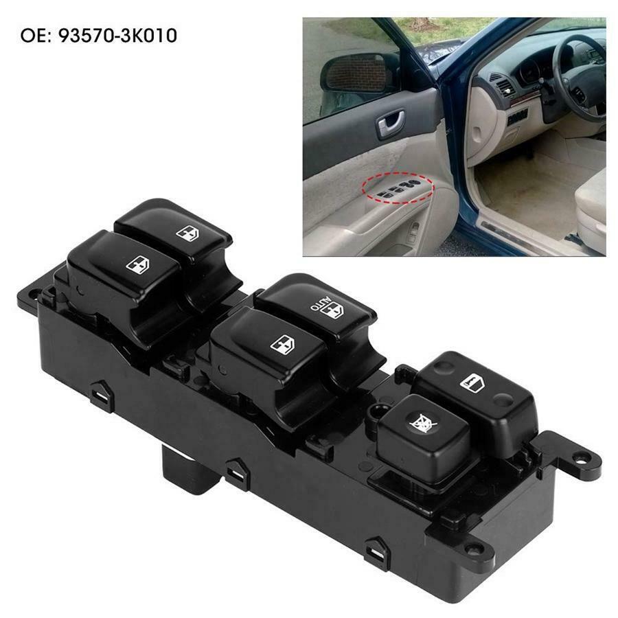 For Hyundai Sonata 2005-2007 Front LH Window Master Switch Button 93570-3K010