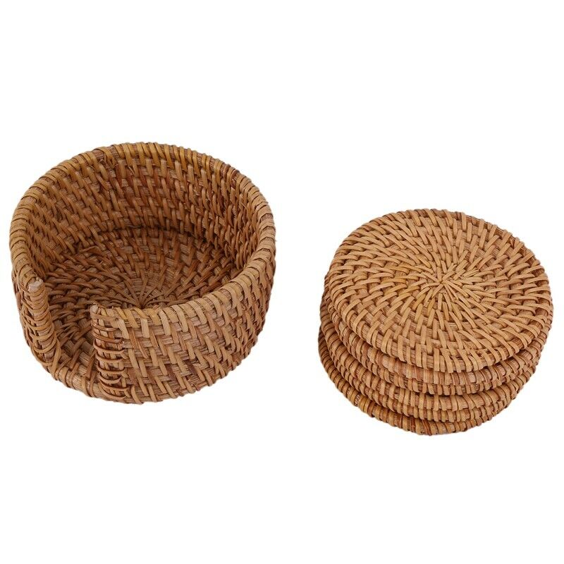1X(6pcs/lot Creative drink Coasters set for kungfu tea accessories round tab1Z6)