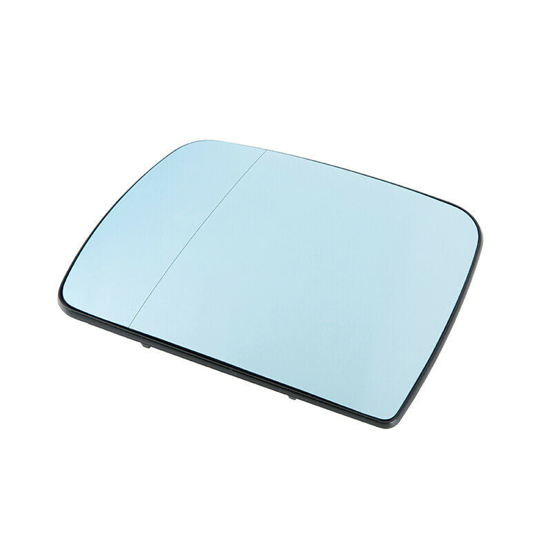 Left Driver Side Blue Rearview Heated Mirror Glass Fits BMW X5 E53 2000-2006