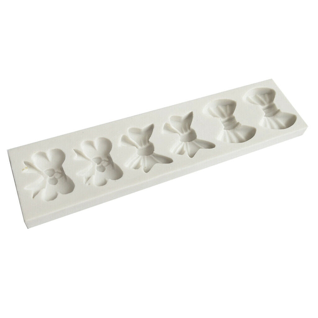 Bowtie shape fondant cake mold silicone candy chocolate mold