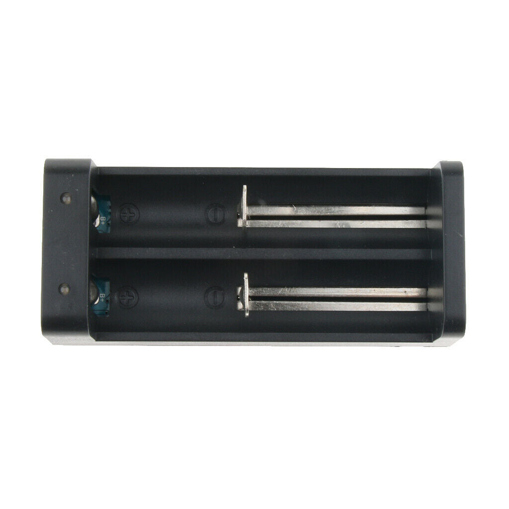 Dual Slots Battery Charger Charging Dock for Lithium 18650 26650 18350 16340