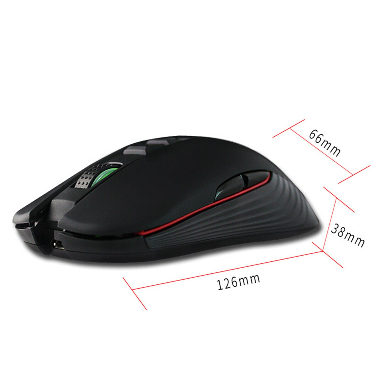 2.4G USB Wireless Mice Quiet Mouse With Backlights for Long Standby Mobile