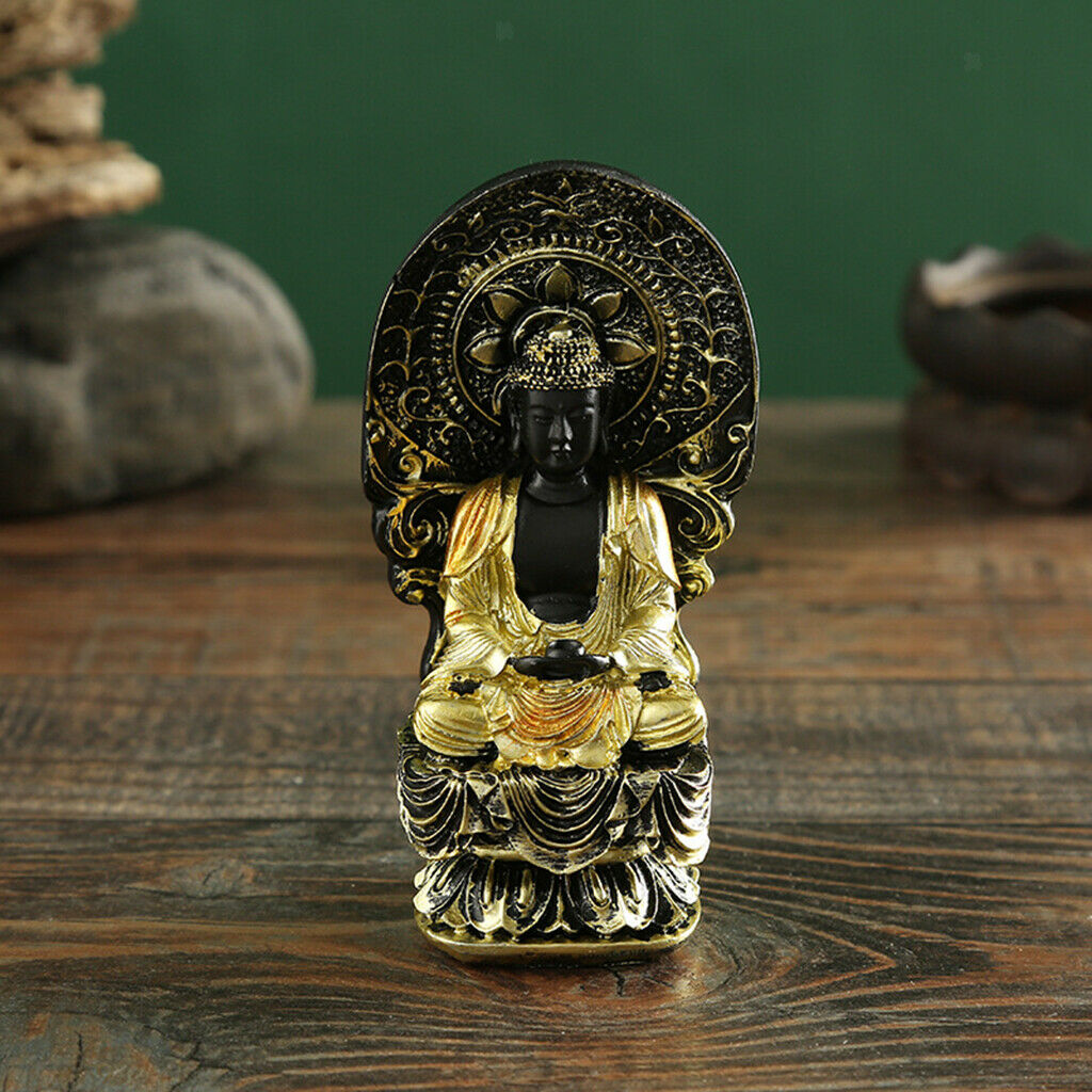 Chinese Guan Yin Buddha Statue Meditation Yoga Home Ornament Feng Shui Gifts