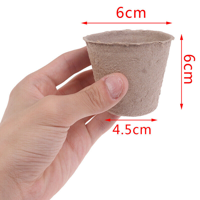 10pcs Paper Plant edling ed Nurry Cup Organic Biodegradable Garden To DD