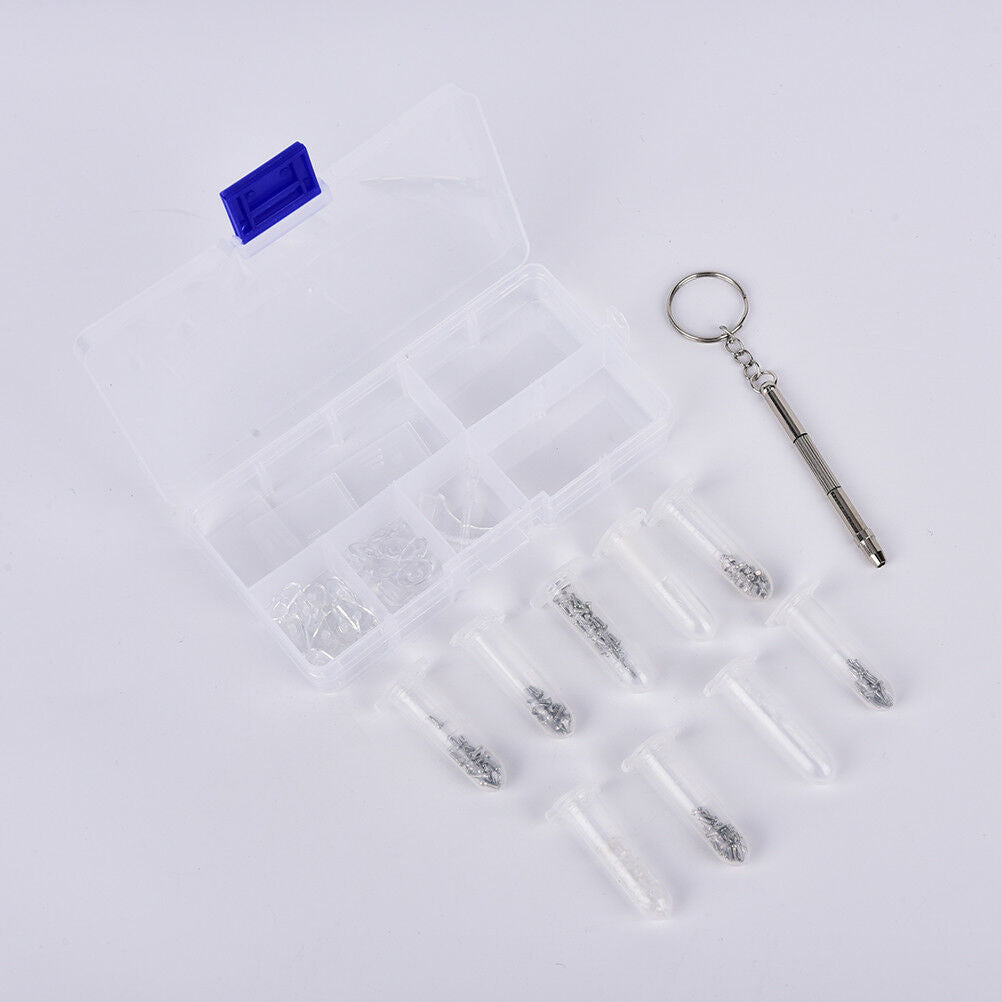 Eyeglass Sun Glasses Nose Pad Optical watch Screwdriver Repair Screws Nut Too Lt