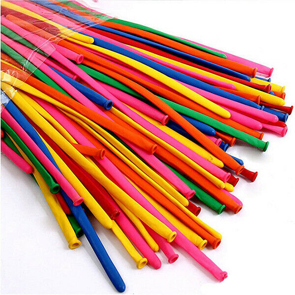 200 X DIY Making Modelling Twist Long Balloons Birthday Party Tying Animal Magic